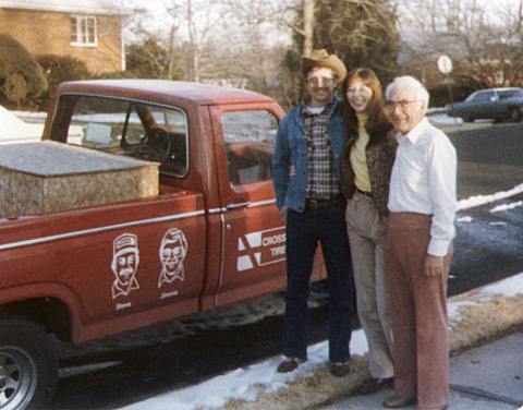 Stephen, Sharon, and Maury, 1983