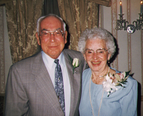 Maury and Betty<BR>80th Birthday Party, 1996